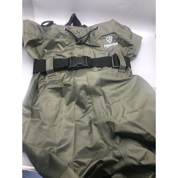 FishingSir Unisex Neoprene Fishing Waders Insulated Cleated Bootfoot Green 13 - Picture 5 of 16